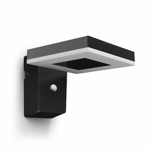 Philips Outdoor Ultra-Efficient Solar Zonal Wandleuchte 1.3W, eckig schwarz 8720169265745