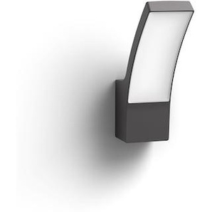 Philips Outdoor Ultra-Efficient Splay Wandleuchte 3.8W, 2700 Kelvin, anthrazit 8720169263796
