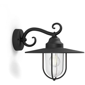 Philips Pasture wall lantern black 1x60W 230V
