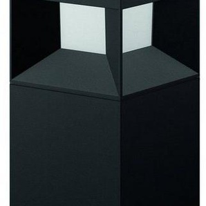 Philips Sockelleuchte Parterre, LED fest integriert, Warmweiß, LED Sockeleuchte 800lm Schwarz