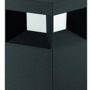 Philips Sockelleuchte Parterre, LED fest integriert, Warmweiß, LED Wegeleuchte 800lm Schwarz