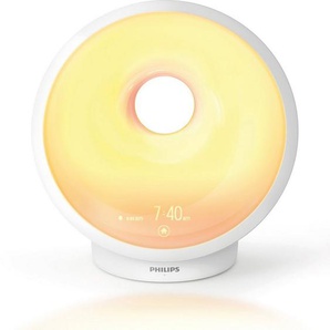 Philips Tageslichtwecker Sleep and Wake-up Light HF3650/01 mit simulierten Sonnenauf-und-Sonnenuntergang, 7 Wecktönen, UKW-Radio