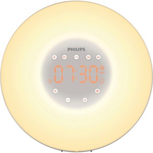 Philips Tageslichtwecker Wake-up Light HF3506 mit 2 natürlichen Wecktönen, UKW-Radio und 10 Lichteinstellungen