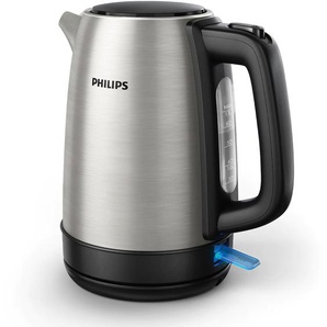 PHILIPS Wasserkocher HD9350/90 Daily Collection Edelstahl grau (schwarz, edelstahlfarben) Edelstahl Wasserkocher