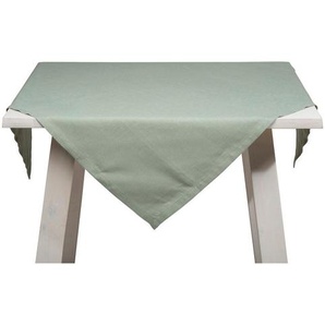 Pichler Tischdecke, Jadegrün, Textil, Uni, rechteckig, 100x100 cm, Wohntextilien, Tischwäsche, Tischdecken