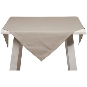Pichler Tischdecke, Sand, Textil, Uni, rechteckig, 100x100 cm, Wohntextilien, Tischwäsche, Tischdecken