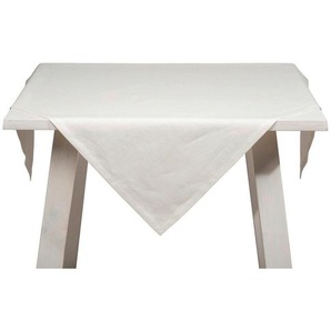 Pichler Tischdecke, Weiß, Textil, Uni, rechteckig, 100x100 cm, Wohntextilien, Tischwäsche, Tischdecken