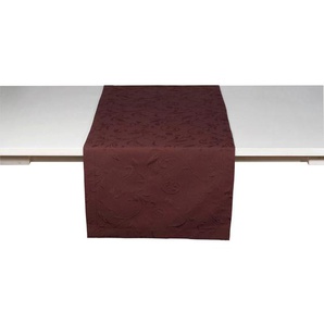 Pichler Tischläufer, Bordeaux, Textil, rechteckig, 50x150 cm, bügelfrei, Wohntextilien, Tischwäsche, Tischläufer