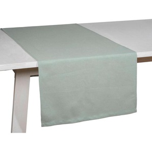 Pichler Tischläufer, Jadegrün, Textil, Uni, rechteckig, 50 cm, Wohntextilien, Tischwäsche, Tischläufer