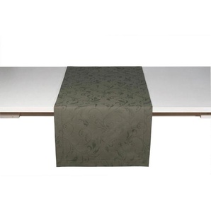 Pichler Tischläufer, Olivgrün, Textil, rechteckig, 50x150 cm, bügelfrei, Wohntextilien, Tischwäsche, Tischläufer