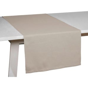 Pichler Tischläufer, Sand, Textil, Uni, rechteckig, 50 cm, Wohntextilien, Tischwäsche, Tischläufer