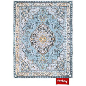 Picknick-Decke Picnic Lounge textil blau / 210 x 280 cm - Gepolstert - Fatboy - Blau