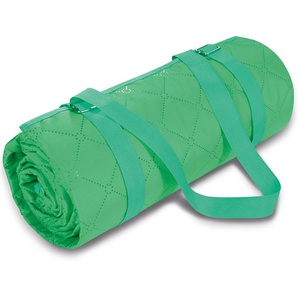 Picknickdecke BIEDERLACK Ultrasonic Wohndecken Gr. B/L: 130 cm x 170 cm, grün (green) Weiteres Campingzubehör mit Tragegurt