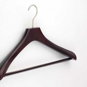 pieperconcept Kleiderbügel Noa Massivholz brazil gebeizt silber, Designer pieperconcept, 45 cm