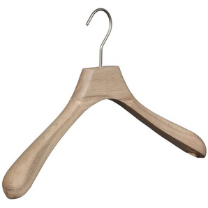 pieperconcept Kleiderbügel Oak Massivholz Eiche roh braun, Designer pieperconcept, 43 cm