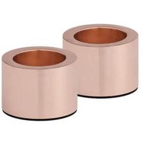 Piffany Uyuni Light Kerzenhalter Taper  Rose Gold, 2er Pack