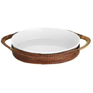 Pillivuyt Basket oval 31 x 23 cm LightDark brown Nito wicker