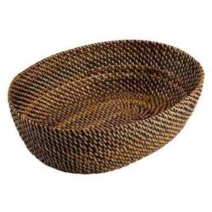 Pillivuyt Bread basket oval 245 x 18 cm LightDark brown Nito wicker