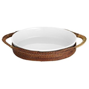 Pillivuyt Kurv oval 36 x 27 cm LysMrk brun Nito flet