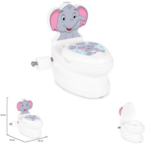 Pilsan Töpfchen Elefant 07566 Musik Licht Toilettenpapierhalter Behälter Deckel