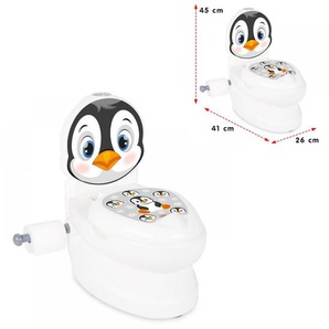 Pilsan Töpfchen Pinguin 07565 Musik Licht Toilettenpapierhalter Deckel Behälter