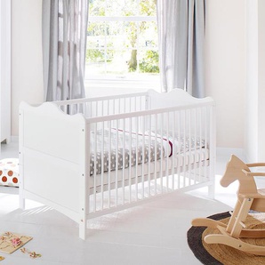 Pinolino Babybett »Florentina« - Weiß - Massivholz -