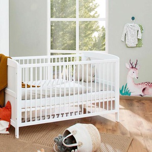 Pinolino Babybett »Viktoria« - Weiß - Massivholz -