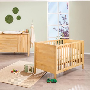 Pinolino-Babyzimmer »Enno« aus Massivholz - naturfarben - Massivholz -