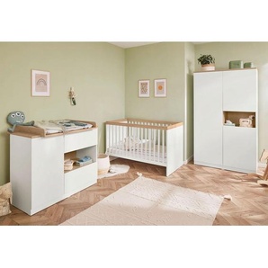Pinolino Babyzimmer, Natur, Weiß, Holz, Eiche, Babymöbel, Babyzimmer-Sets