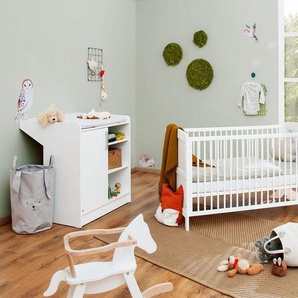 Pinolino® Babymöbel-Set Viktoria, (Spar-Set, 2-St., Kinderbett, Wickelkommode), Made in Europe, mit Kinderbett und Wickelkommode