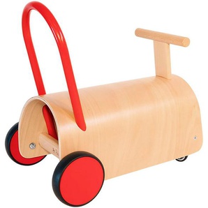 Pinolino® Lauflernwagen Enzo, natur/rot