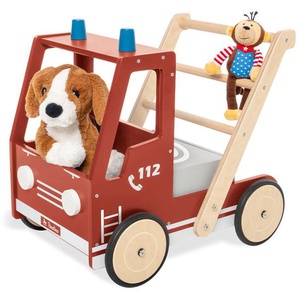 Pinolino® Lauflernwagen Feuerwehrauto Fred, aus Holz