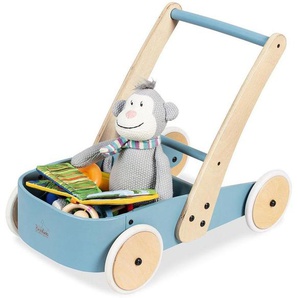 Pinolino® Lauflernwagen Fiete, blau, aus Holz