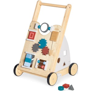 Pinolino® Lauflernwagen Holzspielzeug, Titus, grau, FSC®-Holz aus gewissenhaft bewirtschafteten Wälder
