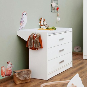 Pinolino Wickelkommode »Viktoria« breit - Weiß - Holz -