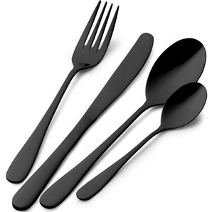 PINTINOX Besteck-Set Princess (24-tlg), 6 Personen, Edelstahl 18/10, PVD Beschichtung, spülmaschinengeeignet