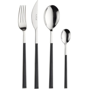 PINTINOX Besteck-Set Sushi (24-tlg), 6 Personen, Edelstahl 18/0, mit Kunststoffgriff in Holz-Optik