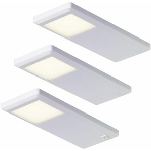 Pinto - led Küchen Unterbauleuchte 3x3 w, Küchenleuchte neutralweiß - Weiss