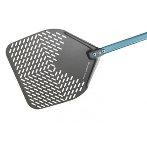 gi.metal Pizzaschaufel Evoluzione Alu rechteckig 33x33cm perforiert