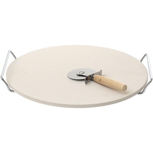Pizzastein und -rad für den Grill Durchm. 33 cm Hespéride