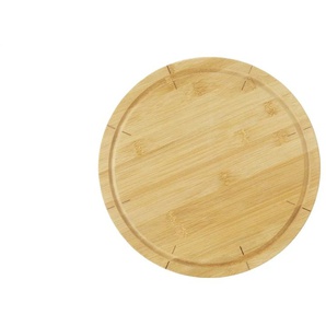 Pizzateller | holzfarben | Holz | 2 cm | [33.0] |