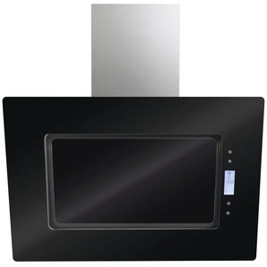 PKM Dunstabzugshaube , Schwarz , Metall , 90x126x42 cm , Randabsaugung, elektronische Steuerung, Arbeitsplatzbeleuchtung , Küchen, Küchenelektrogeräte, Dunstabzugshauben