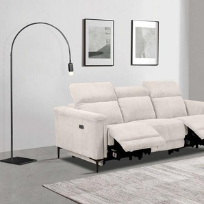 Places of Style 3-Sitzer Lund Cord, mit manueller o. elektrischer Relaxfunktion in 2 Sitzen, USB-A, Kopfteilverstellung, Breite 222 cm