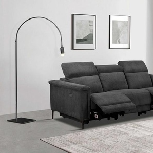 Places of Style 3-Sitzer Lund Cord, mit manueller o. elektrischer Relaxfunktion in 2 Sitzen, USB-A, Kopfteilverstellung, Breite 222 cm