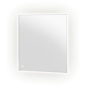 LED-Lichtspiegel PLACES OF STYLE Spiegel 60x65 Spiegel Gr. B/H/T: 60 cm x 65 cm x 3 cm, silberfarben Kosmetikspiegel