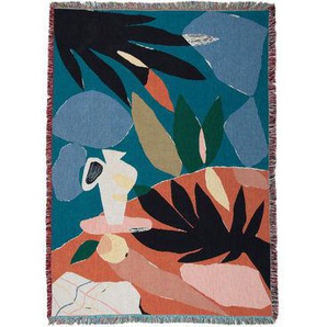 Plaid Barbosa textil bunt / By Thomas Gaudinet - 137 x 178 cm - Slowdown Studio - Bunt