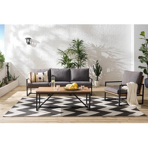 Plaid Basics 140 x 200cm Beige/Creme Mischgewebe