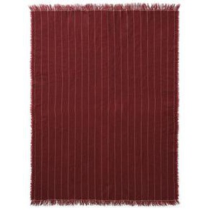Plaid Battus textil rot / 130 x 185 cm - Audo Copenhagen - Rot