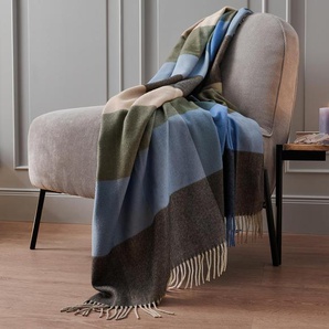 Plaid - grün - Wolle -