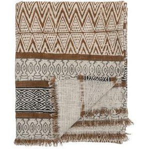 Plaid Madigan textil bunt / 150 x 125 cm - Bloomingville - Bunt